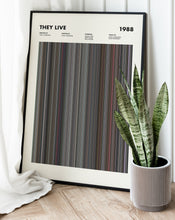 They Live Movie Barcode Print, They Live Print, They Live Poster, They Live Wall Art, They Live Art Print, They Live Frames Print 1650502142