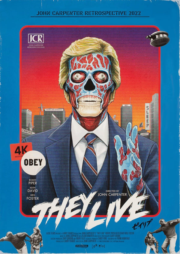 They Live by John Carpenter Alternative Film Movie Print Wall Art Poster 1579498403
