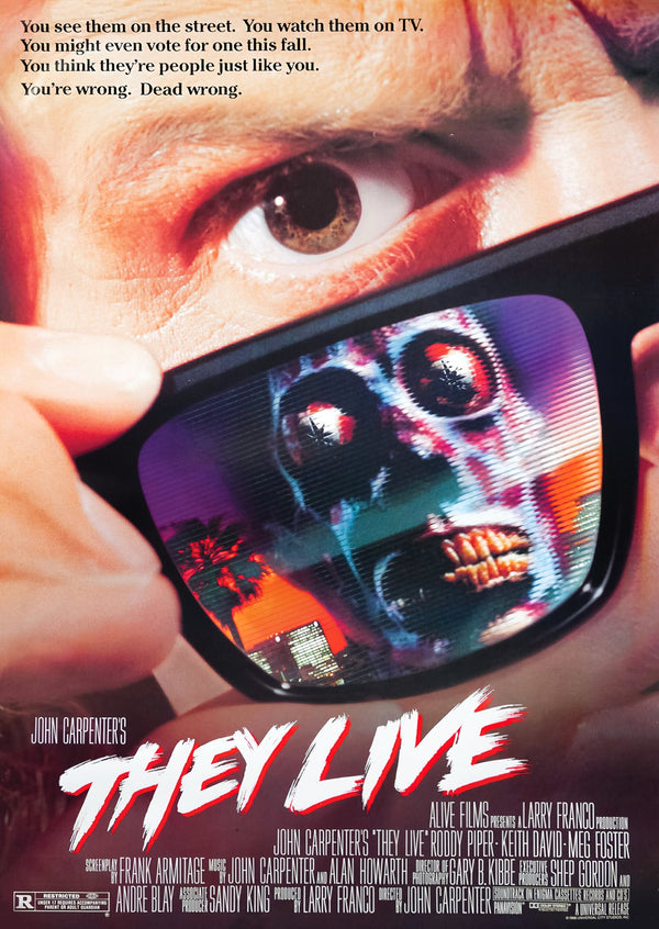 They Live by John Carpenter Alternative Film Movie Print Wall Art Poster 1565314972