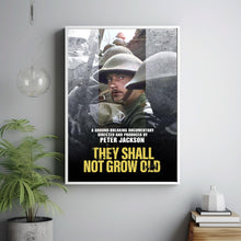 They Shall Not Grow Old Movie Poster Art Print Movie Posters Gift for Movie lovers