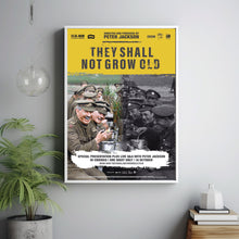 They Shall Not Grow Old Movie Poster Art Print Movie Posters Gift for Movie lovers 1