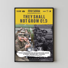 They Shall Not Grow Old Movie Poster Art Print Movie Posters Gift for Movie lovers 1