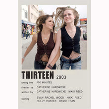 Thirteen (2003) Movie Poster Canvas Poster Minimalist Poster Art Print Gifts for Lover Mural Painting Home Decoration 1777464685