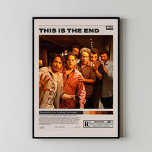 This Is the End Poster, Evan Goldberg, Seth Rogen, Minimalist Movie Poster