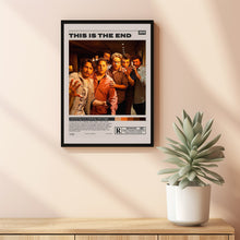 This Is the End Poster, Evan Goldberg, Seth Rogen, Minimalist Movie Poster