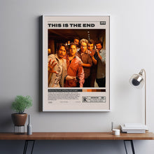 This Is the End Poster, Evan Goldberg, Seth Rogen, Minimalist Movie Poster