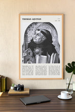 Thomas Aquinas Wall Art  Poster Thomas Aquinas Black White Poster  Poster Art Gift 1695499765