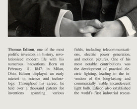 Thomas Edison Wall Art  Thomas Alva Edison inventor Poster Black White Poster  Poster Art Gift 1702557975 3997
