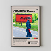 Three Billboards Outside Ebbing Missouri, Minimalist Movie Poster