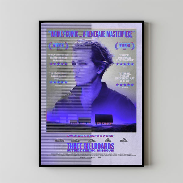 Three Billboards Outside Ebbing, Missouri 2017 Poster Art Print Movie Posters Gift for Movie lovers 4