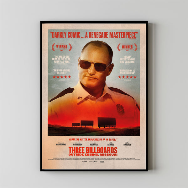 Three Billboards Outside Ebbing, Missouri 2017 Poster Art Print Movie Posters Gift for Movie lovers 5