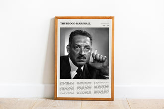 Thurgood Marshall Wall Art  Poster Thurgood Marshall civil rights lawyer  Black White Poster Poster Art Gift 1702568519 8563