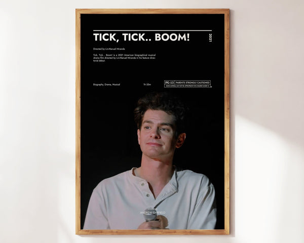 Tick, Tick.. Boom! Poster  Art Print  Movie Posters  Gift for Movie lovers 1287531270