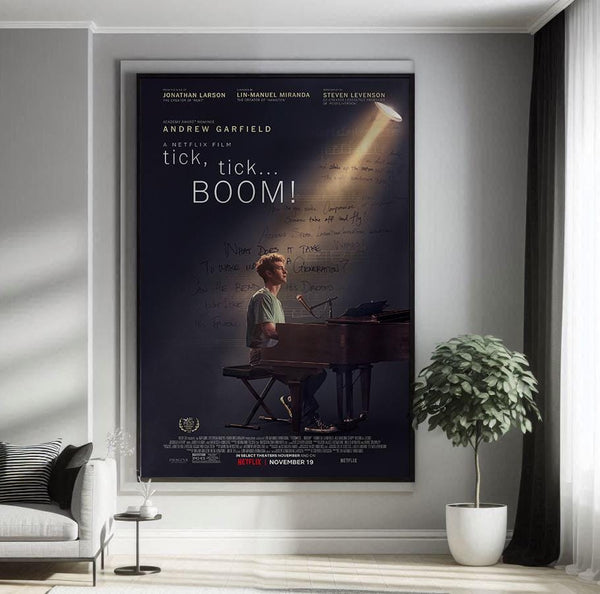 Tick, Tick…Boom! 2021 Movie Poster Canvas Poster Movie Poster Art Print Gifts for Lover Mural Painting Home Decoration 1752919126