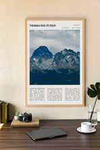 Tierra del Fuego National Park Wall Art  Poster Tierra del Fuego National Park Black Poster Art Gift 1699754323