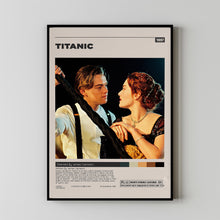 Titanic Poster, James Cameron, Minimalist Movie Poster,