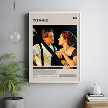 Titanic Poster, James Cameron, Minimalist Movie Poster,