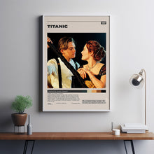 Titanic Poster, James Cameron, Minimalist Movie Poster,