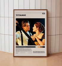 Titanic Poster, James Cameron, Minimalist Movie Poster,