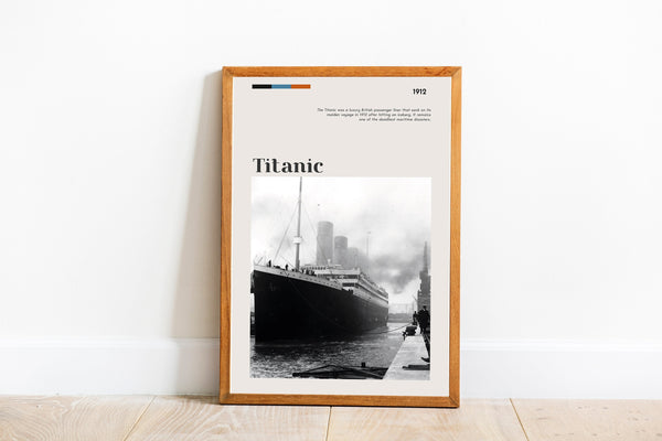 Titanic Wall Art Poster Titanic Vintage Antique Poster Fine Art  Poster Art Gift 1640481227