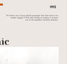 Titanic Wall Art Poster Titanic Vintage Antique Poster Fine Art  Poster Art Gift 1640481227