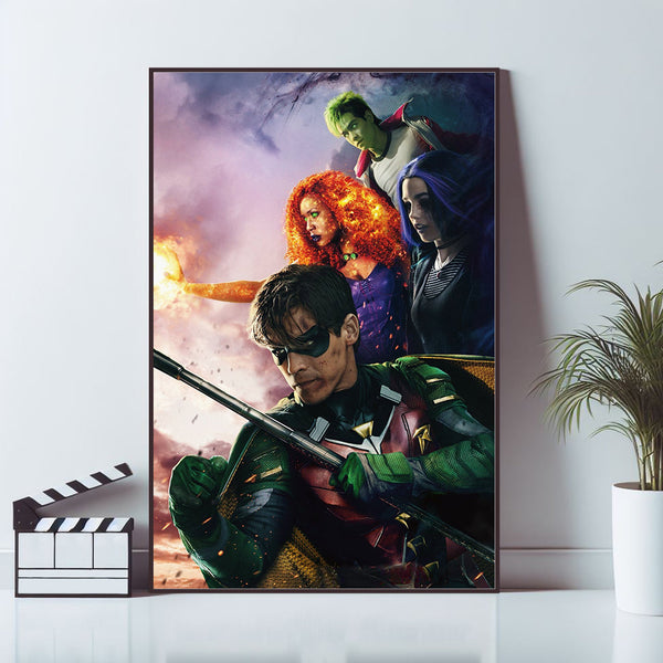 Titans, Movie Poster, Wall Art Prints, Art Poster, Canvas Material Gift, Keepsake, Home Decor, Live Room Wall Art 1593972169