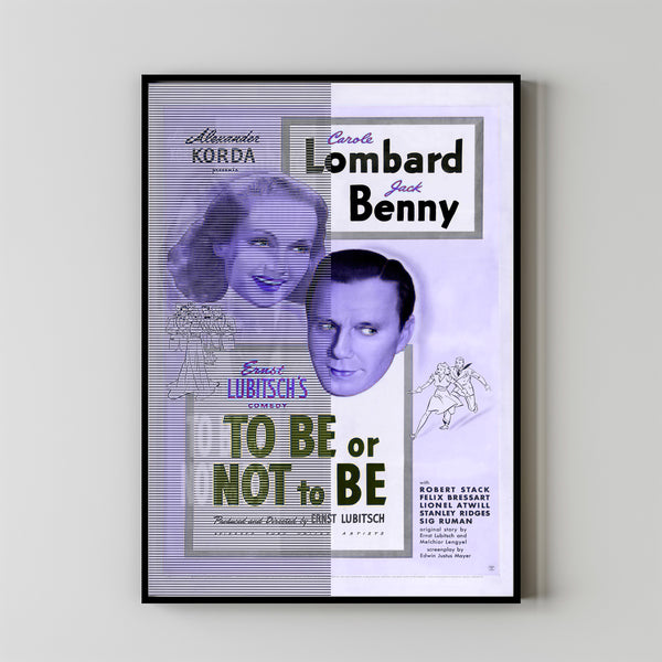 To Be or Not to Be Movie Poster Art Print Movie Posters Gift for Movie lovers 1