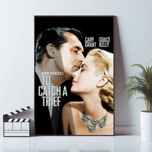 To Catch a Thief, Movie Poster, Wall Art Prints, Art Poster, Canvas Material Gift, Keepsake, Home Decor, Live Room Wall Art 1610334411