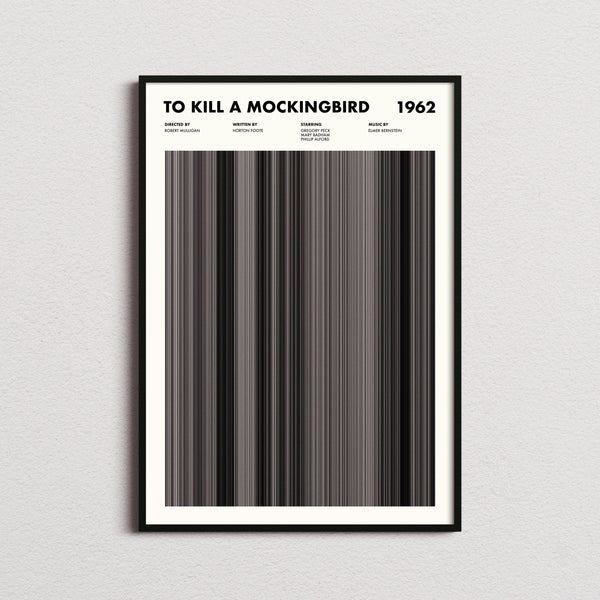 To Kill A Mockingbird Movie Barcode Print, To Kill A Mockingbird Print, To Kill A Mockingbird Poster, Classic Movie Posters, Movie Buff Gift 1631662623