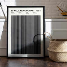 To Kill A Mockingbird Movie Barcode Print, To Kill A Mockingbird Print, To Kill A Mockingbird Poster, Classic Movie Posters, Movie Buff Gift 1631662623