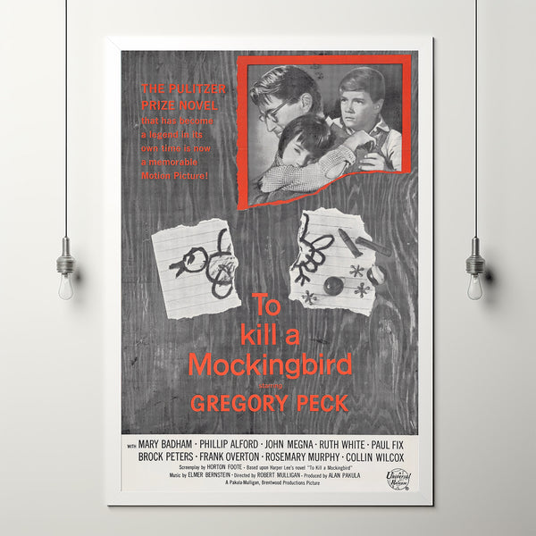 To Kill a Mockingbird Poster Art Print Movie Posters Gift for Movie lovers