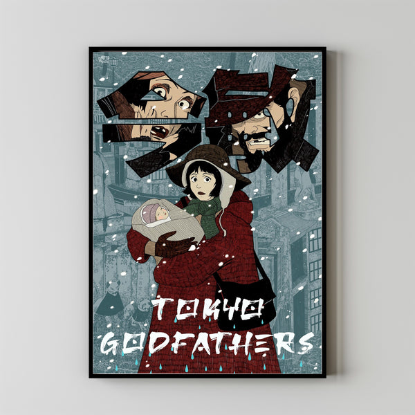 Tokyo Godfathers Movie Poster,Film Fan Collectibles,Vintage Movie Poster,Home Decor,Wall Art,Poster Gifts 2
