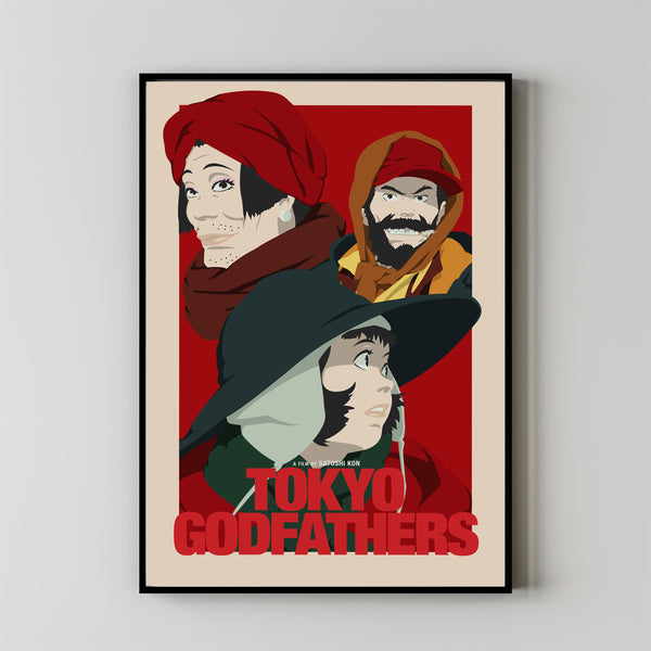 Tokyo Godfathers Movie Poster,Film Fan Collectibles,Vintage Movie Poster,Home Decor,Wall Art,Poster Gifts 4