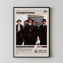Tombstone Poster, George P. Cosmatos, Minimalist Movie Poster