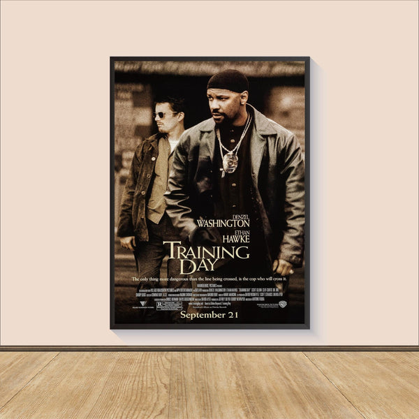 Training Day Movie Poster Print, Canvas Wall Art, Room Decor, Movie Art, Gifts for HimHer, Movie Print, Art Print 1558777096
