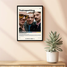 Trainspotting Poster  Danny Boyle, Minimalist Movie Poster, Vintage Retro Art Print, Custom Poster, Wall Art Print