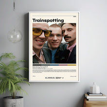 Trainspotting Poster  Danny Boyle, Minimalist Movie Poster, Vintage Retro Art Print, Custom Poster, Wall Art Print