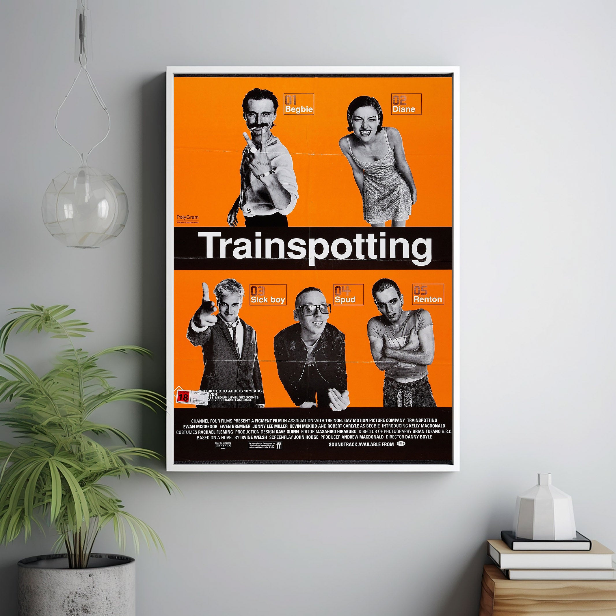 Trainspotting Poster Art Print Movie Posters Gift for Movie lovers