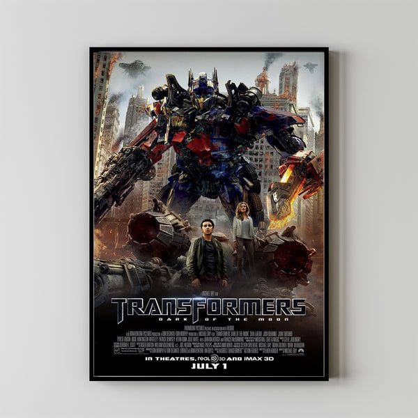 Transformers Dark of the Moon Movie Poster 2023 FilmRoom Decor Wall ArtPoster GiftCanvas prints 3