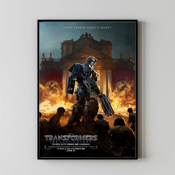 Transformers The Last Knight Movie Poster 2023 FilmRoom Decor Wall ArtPoster GiftCanvas prints 5