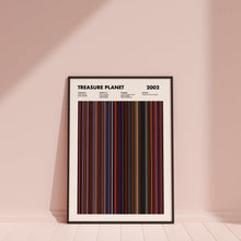 Treasure Planet Movie Barcode Print, Treasure Planet Print, Treasure Planet Poster, Treasure Planet Wall Art, Movie Buff Gifts 1640922056