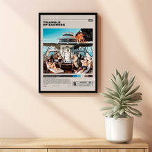 Triangle of Sadness Poster, Ruben Östlund, Minimalist Movie Poster, Vintage Retro Art