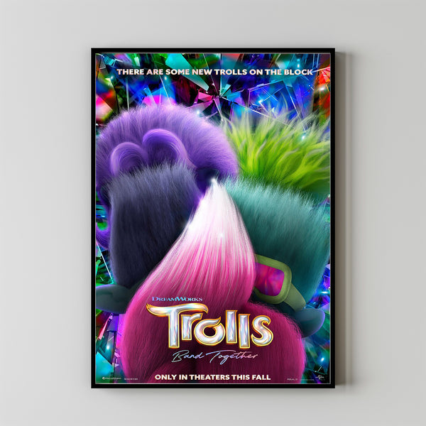 Trolls Band Together 3 Movie Poster 2023 FilmRoom Decor Wall ArtPoster GiftCanvas prints 2