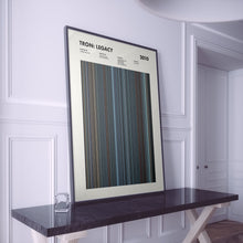 Tron Legacy Movie Barcode Print, Tron Legacy Print, Tron Legacy Poster, Tron Legacy Wall Art, Tron Legacy Art Print 1650502076
