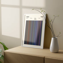 Tron Movie Barcode Print, Tron Print, Tron Poster, Tron Wall Art, Tron Art Print, Tron Frames Print 1664679385