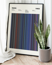 Tron Movie Barcode Print, Tron Print, Tron Poster, Tron Wall Art, Tron Art Print, Tron Frames Print 1664679385