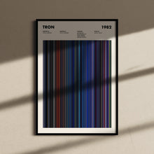 Tron Movie Barcode Print, Tron Print, Tron Poster, Tron Wall Art, Tron Art Print, Tron Frames Print 1664679385