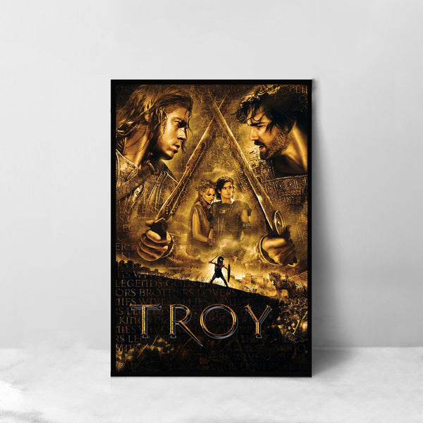 Troy Movie Poster - High Quality Canvas Art Print - Room Decoration - Art Poster For Gift 1610506386