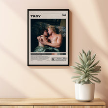 Troy Movie Poster, Wolfgang Petersen, Minimalist Movie Poster, Vintage Retro ArtFilm Poster