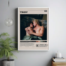 Troy Movie Poster, Wolfgang Petersen, Minimalist Movie Poster, Vintage Retro ArtFilm Poster